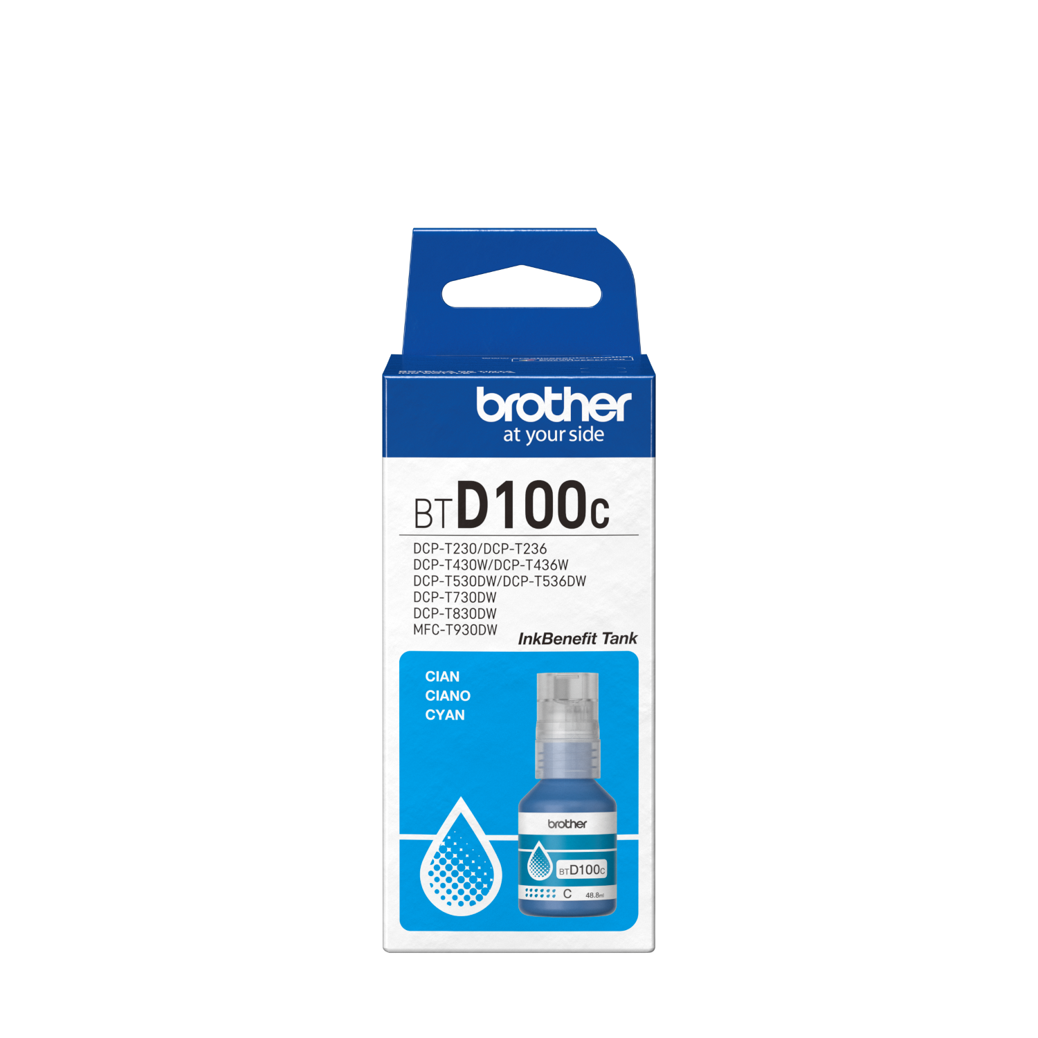 BOTELLA DE TINTA CIAN BTD100C
