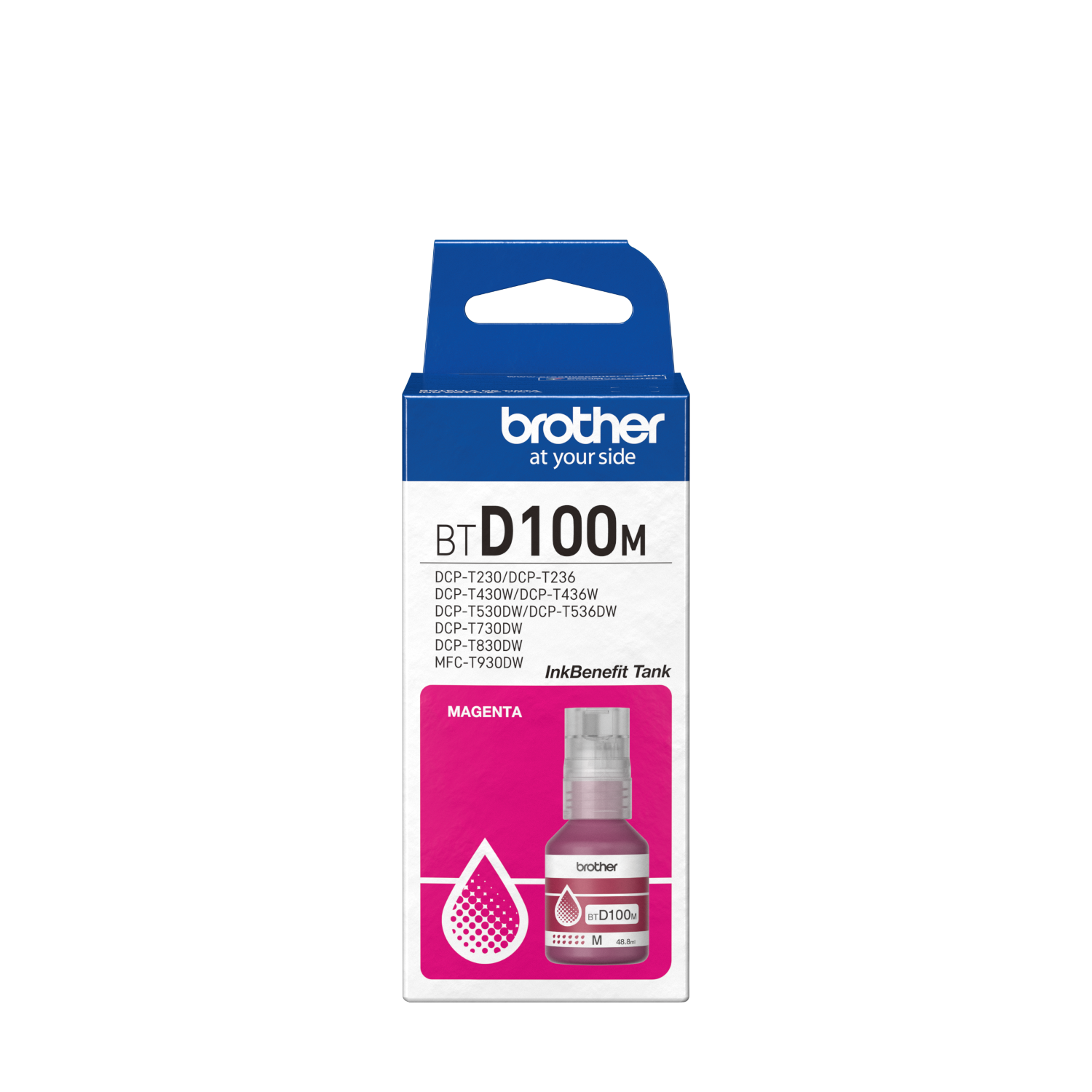 BOTELLA DE TINTA MAGENTA BTD100M