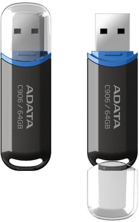 Memoria USB ADATA 2.0 64GB COLOR Negra