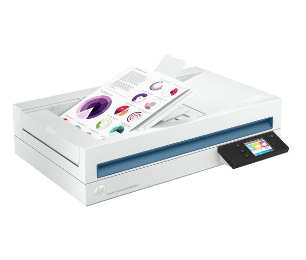 HP SJ Enterprise Flow N6600 fnw1 Velocidad de Scaner  Up to 50 ppm/100 ipm (b&w, gray and color, 300 dpi) - Imagen 6