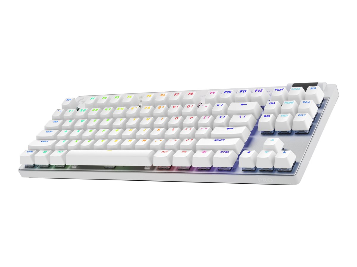 TECLADO PRO X TKL LIGHTSPEED - WHITE - US - AMR-403