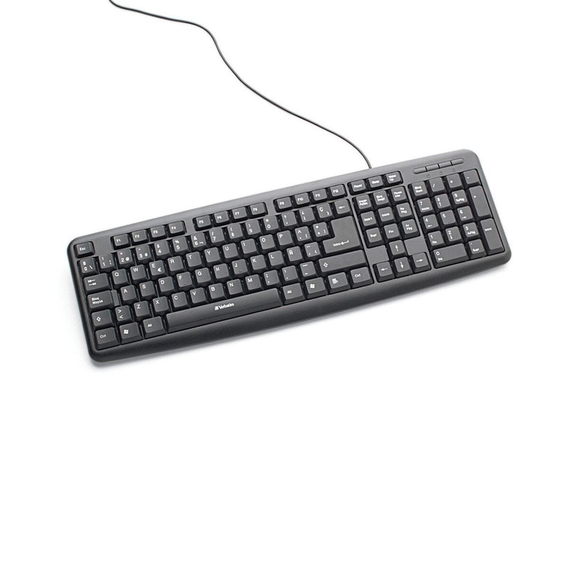 Slimline Corded USB Keyboard and Mouse #