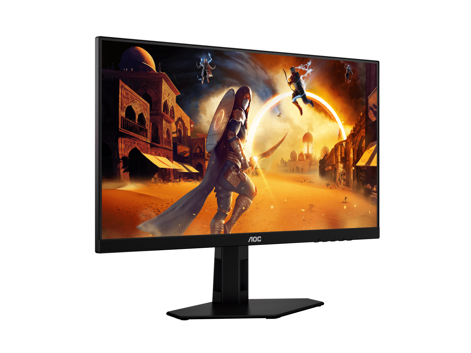 Monitor Gaming Plano AOC 23.8 IPS Full HD 1920 X 1080 / 180Hz / 1 ms / Adaptive Sync / Free Sync / HDR Mode / HDMI, DP / Game Mode