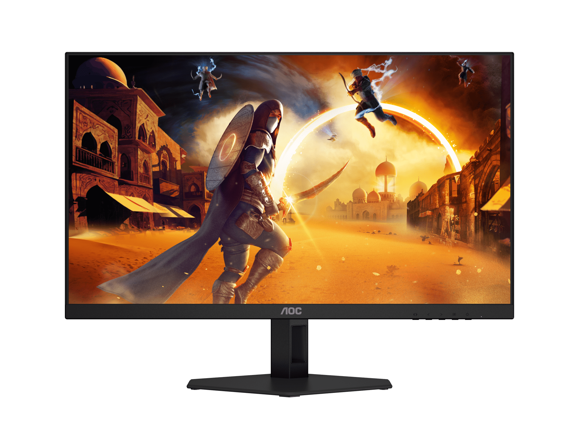 Monitor Gamin Plano AOC 27 IPS Full HD 1920 X 1080 / 180Hz / 1 ms / Adaptive Sync / Free Sync / HDR Mode / HDMI, DP / Game Mode
