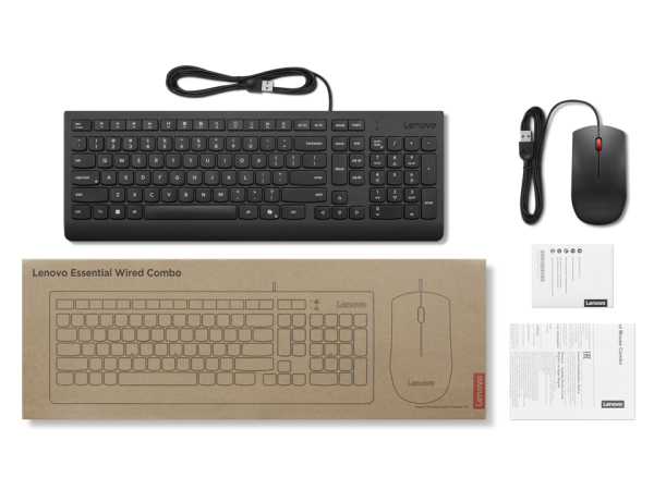 Wired Combo Keyboard and Mouse Lenovo Es