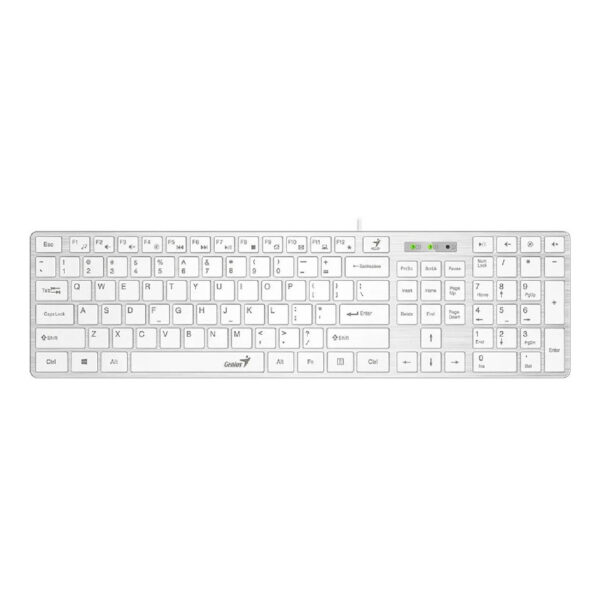 Teclado GENIUS slimStar 126,SP,USB,WHITE