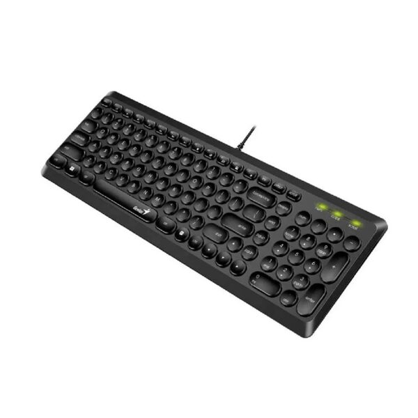 Teclado GENIUS SlimStar Q200 USB Alambrico COLOR Negro - Imagen 3