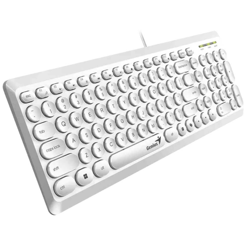 TECLADO USB BLANCO Q200