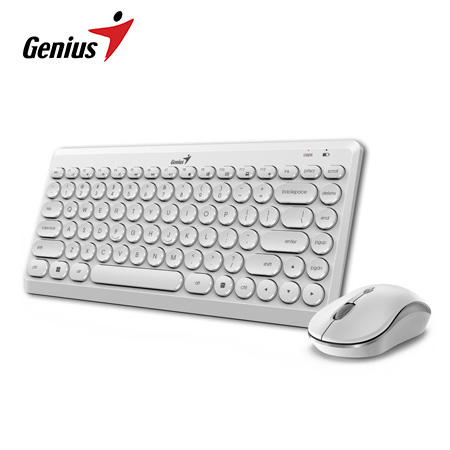 Teclado Genius  RS2Combo teclado + mouse Genius LuxeMate Q8000 inalambrico White