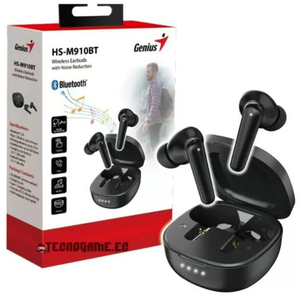 AUDIFONOS BLUETOOTH HS-M905BT BLACK - Imagen 3