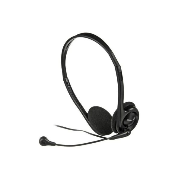 Audifonos Audifonos Genius Con Microfono Hs-200C 2 Plug 3.5Mm Color Negro - Imagen 2
