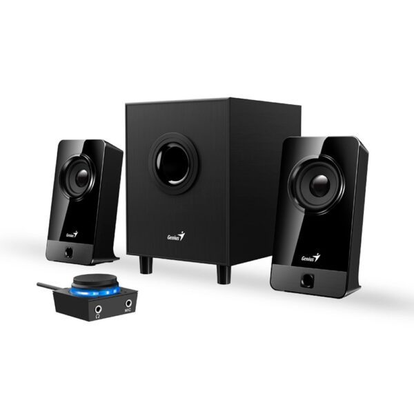 Parlante GENIUS  SW-2.1 300X Con Subwooferr color negro - Imagen 3