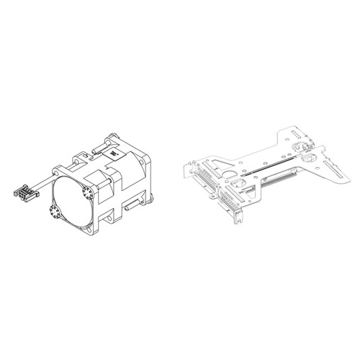 Riser Config 2, Butterfly Gen4 Riser (x8