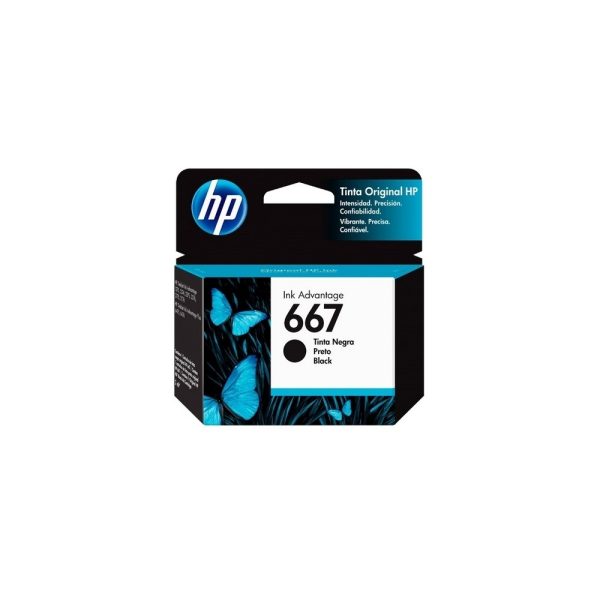 CARTUCHO HP NEGRO 667 HP DESKJET INK ADVANTAGE 1216,1275,2335,2374,4175 120 pag - Imagen 2