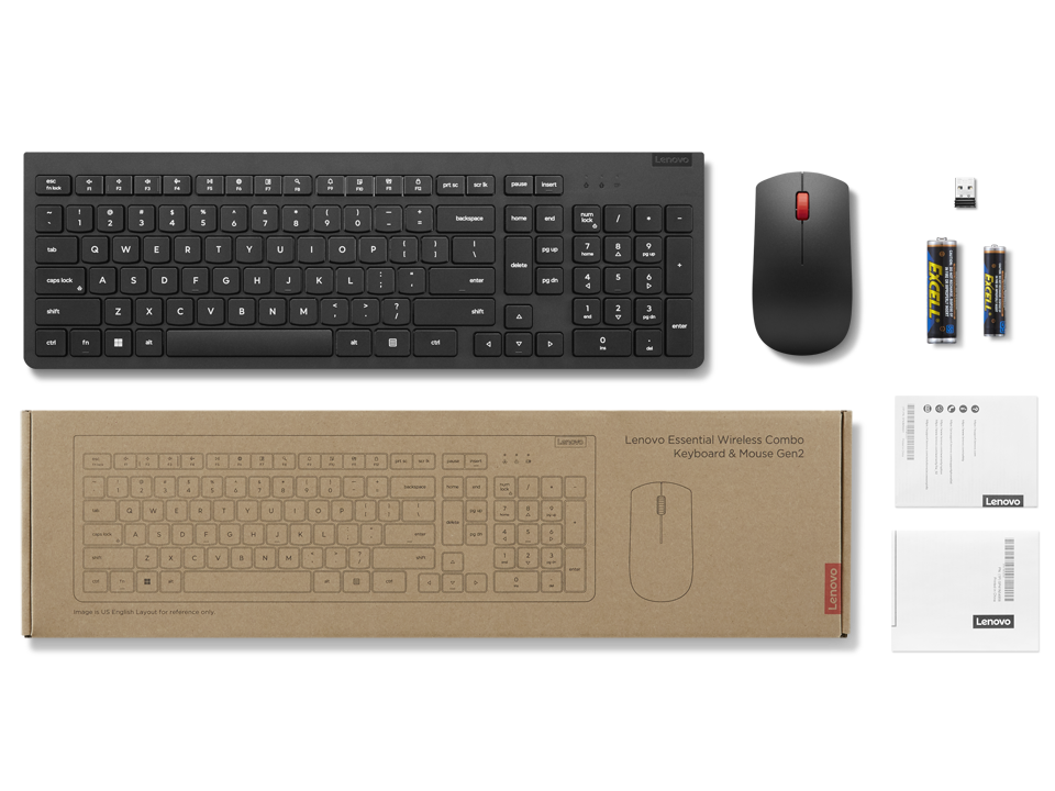 Lenovo Essential Wireless Combo Gen2 - New
