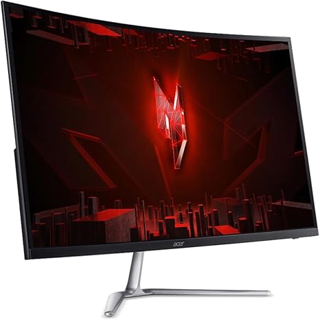 Monitor Acer Nitro Gamer. EDA320Q PBIIPX.   32 Curved VA.  Resolucion 1920 x 1080 @165Hz. Entradas HDMIx2, DP.  Response Time 1 ms. Viewing Angles  '178°(H),178°(V)