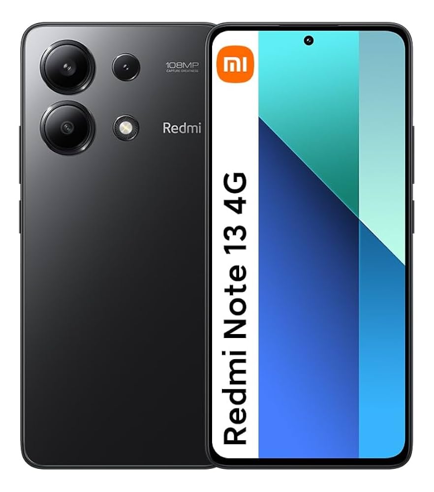 Celular Xiaomi Redmi Note 13 8GB 256GB AMOLED 120Hz Negro Ocaso