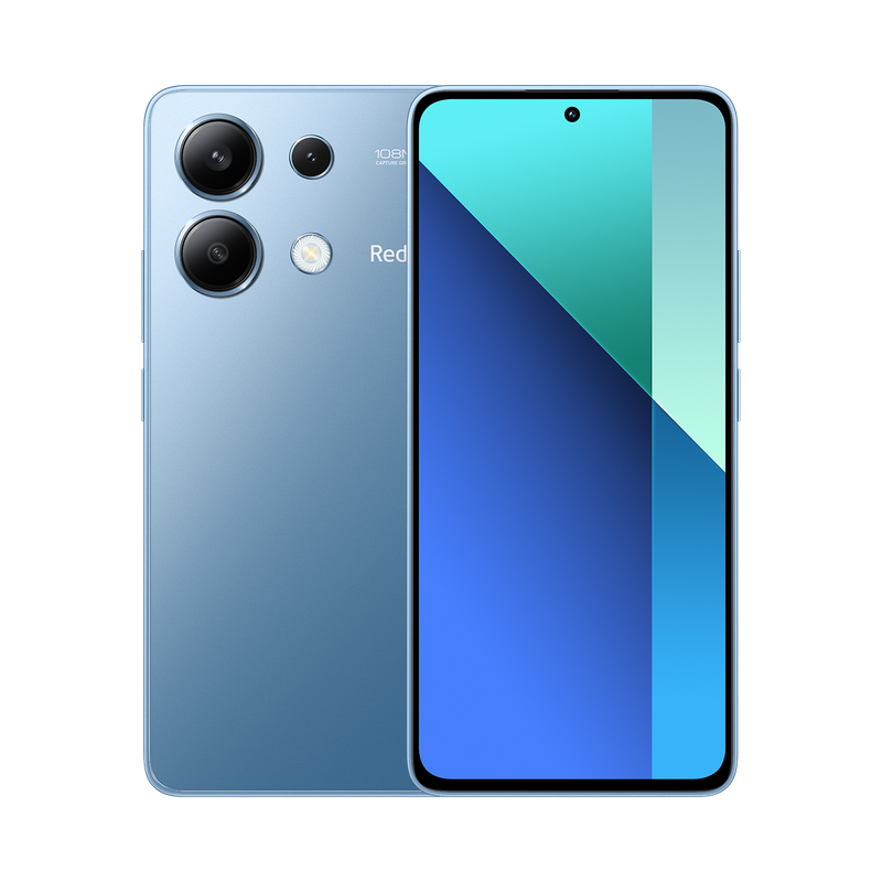 Celular Xiaomi Redmi Note 13 8GB 256GB AMOLED 120Hz Azul Hielo
