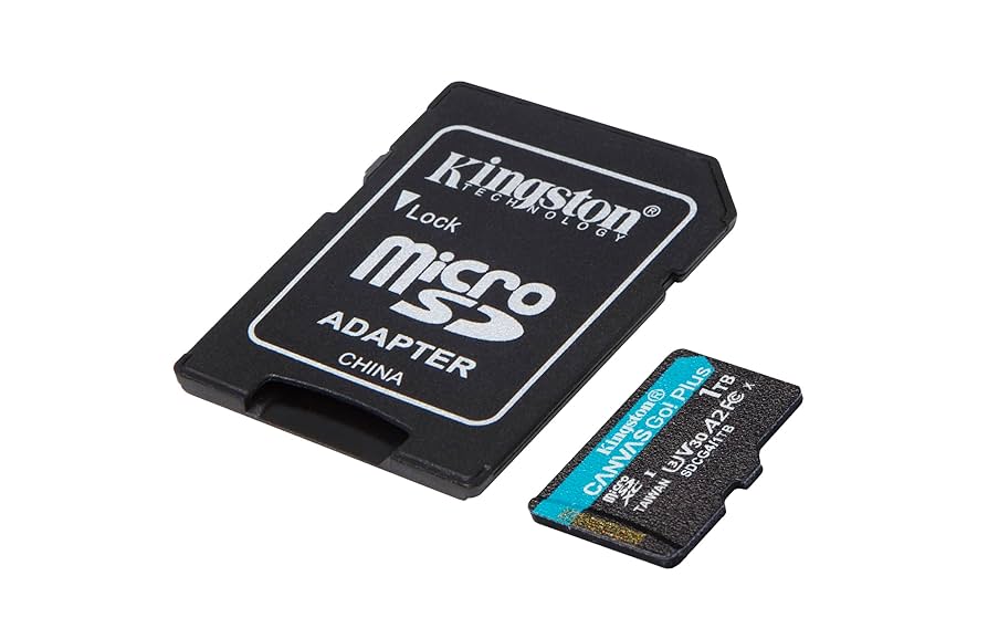Memoria micro sd 1TB Canvas Go Plus Gen4 200MB/s A2 U3 V30 Card + Adapter