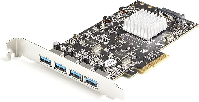 4-Port USB PCIe Card 3.1 Gen 2 - 2 Chips
