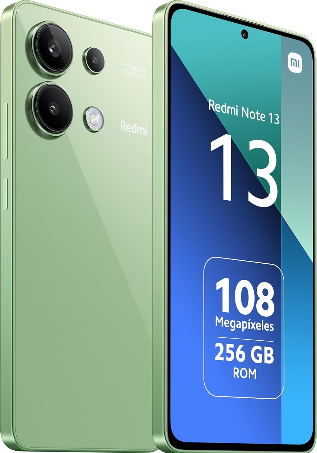 Celular Xiaomi Redmi Note 13 8GB 256GB AMOLED 120Hz Verde Menta