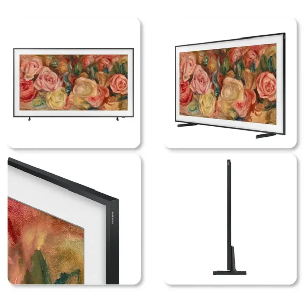 Televisor Samsung FLAT QLED FRAME Smart TV 65 pulgadas, UHD 4K  /3,840 x 2,160 / DVB-T2 / Wifi 5/ Modo Arte/ NQ4 AI Gen 2 procesador/ 144Hz/ Pantalla mate /Bluetooth 5.3/ Dual Led / asistente de voz /  Multiview/ modo ambiente/ Modo Juego/  HDMI x 4 / USB x 2 /LAN/ One conect /40W audio/  abre y edita archivos de Office/ Control Solar/Garantía 1 añ - Imagen 3