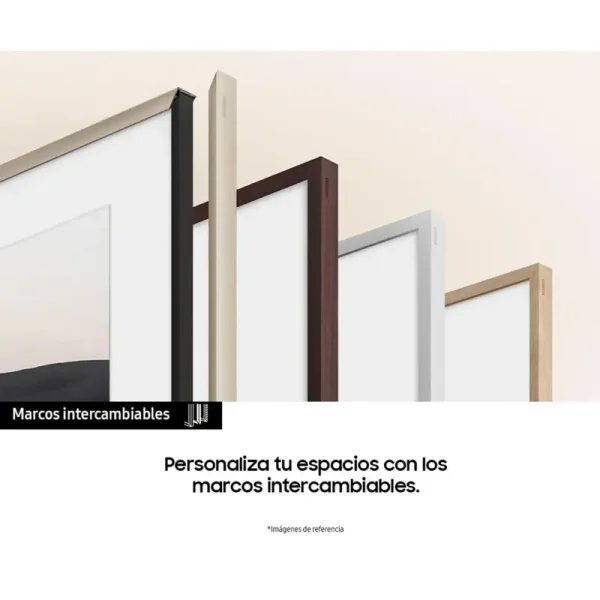 Televisor Samsung FLAT QLED FRAME Smart TV 65 pulgadas, UHD 4K  /3,840 x 2,160 / DVB-T2 / Wifi 5/ Modo Arte/ NQ4 AI Gen 2 procesador/ 144Hz/ Pantalla mate /Bluetooth 5.3/ Dual Led / asistente de voz /  Multiview/ modo ambiente/ Modo Juego/  HDMI x 4 / USB x 2 /LAN/ One conect /40W audio/  abre y edita archivos de Office/ Control Solar/Garantía 1 añ - Imagen 4