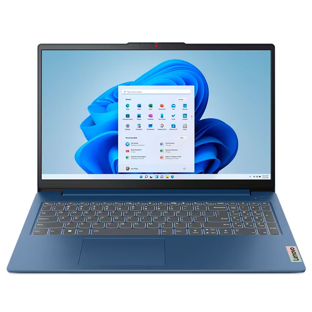 Lenovo 15.6 FHD AMD o Intel 8GB RAM 512GB SSD Windows 11 Azul
