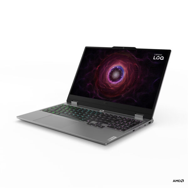 Lenovo LOQ 15ARP9 15.6 FHD AMD Ryzen 7 7435HS 24GB RAM 512GB SSD NVIDIA RTX 4050 6GB Windows 11 Home Gris - Imagen 2