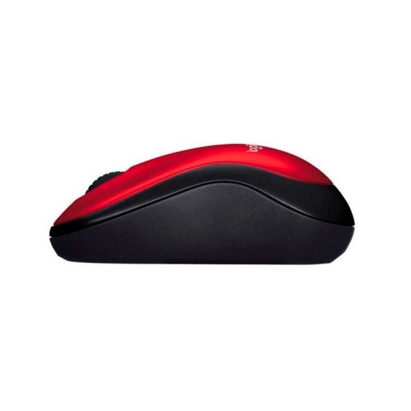 Mouse M185 Logitech Inalámbrico Receptor USB Rojo - Imagen 3