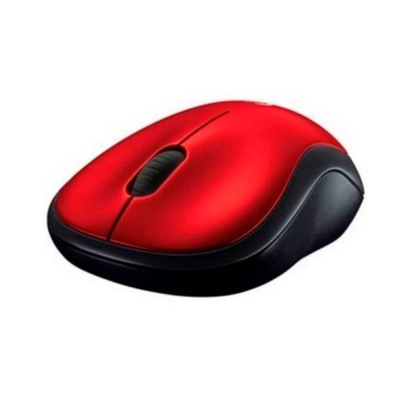 Mouse M185 Logitech Inalámbrico Receptor USB Rojo - Imagen 4