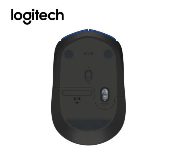 Logitech® Wireless Mouse M170- Blue Clam - Imagen 3