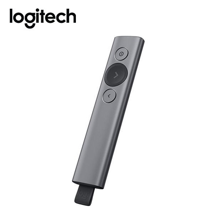 Apuntador Spotlight LOGITECH TV Bluetooth Wireless Receptor USB COLOR Gris