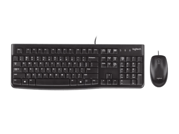 Combo LOGITECH Teclado + Mouse MK120 COLOR Negro