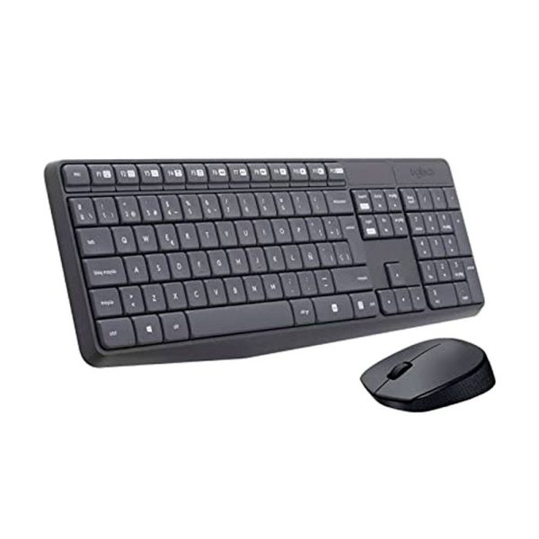 Kit Teclado Y Mouse LOGITECH Silencioso  MK295 COLOR Negro - Imagen 2