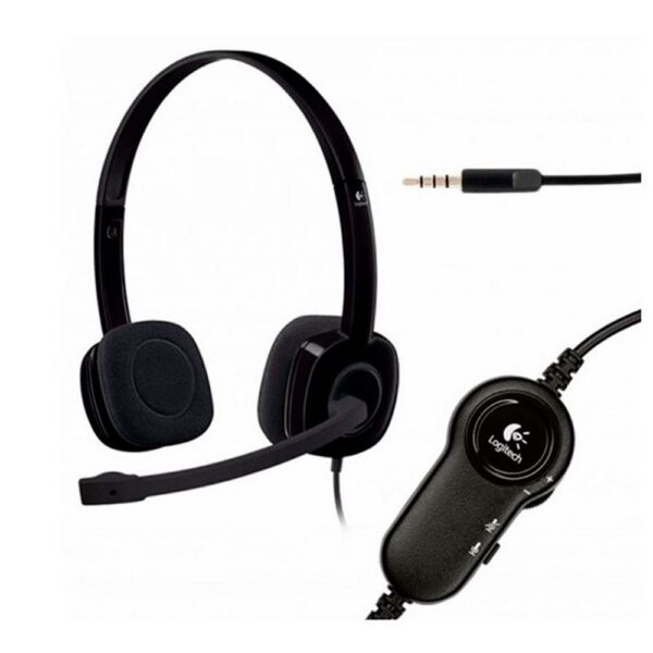 Diadema Estéreo Con Micrófono logitech H151 Negro - Imagen 2