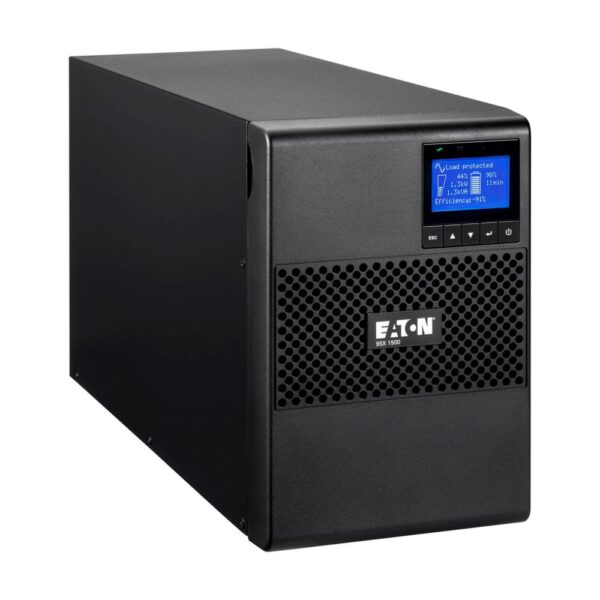 SAI de doble conversión en línea Eaton 9SX de 1500 VA, 1350 W y 120 V, 6 tomas NEMA 5-15R, opción de tarjeta de red cibersegura, autonomía extendida, torre - Imagen 2