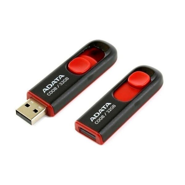 Memoria USB ADATA 2.0 C008 Retráctil 32GB COLOR Negra - Imagen 3