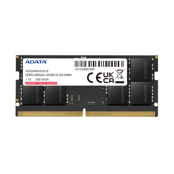 MEMORIA ADATA  RAM PORTATIL DDR5 32GB BUS 4800