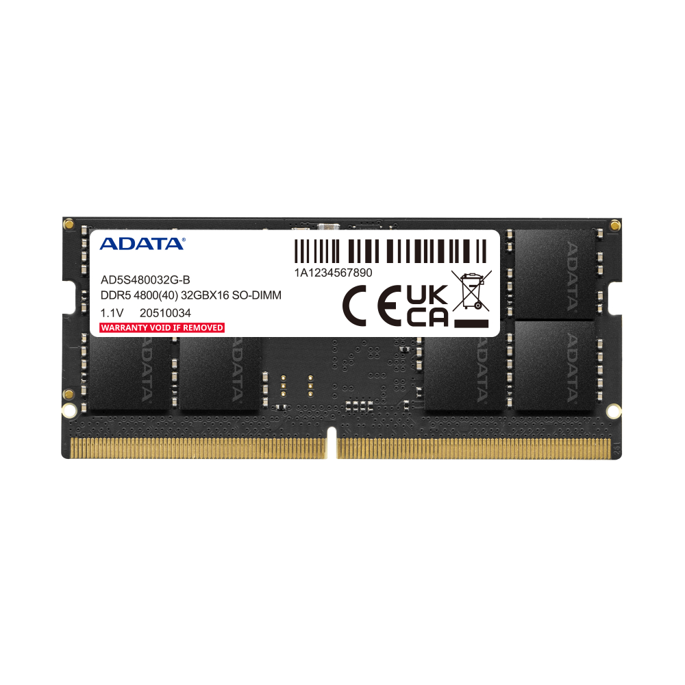 MEMORIA ADATA  RAM PORTATIL DDR5 32GB BUS 4800