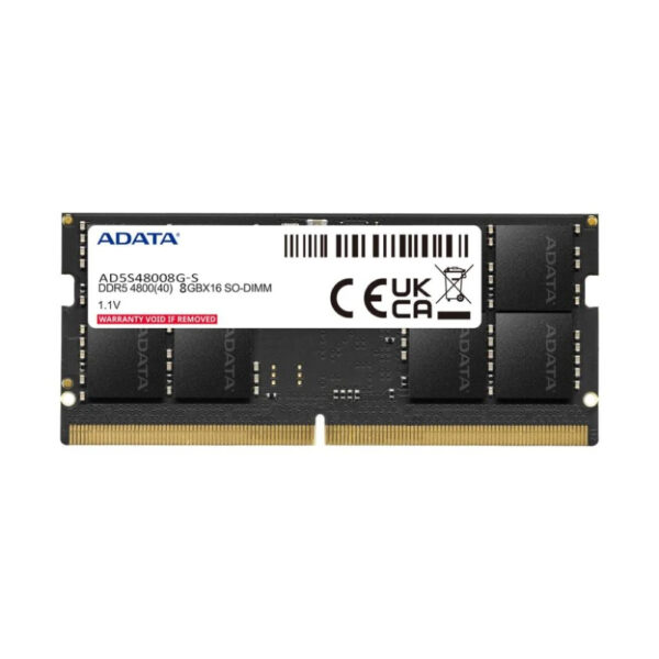MEMORIA ADATA  RAM PORTATIL DDR5 8GB BUS 4800 - Imagen 2