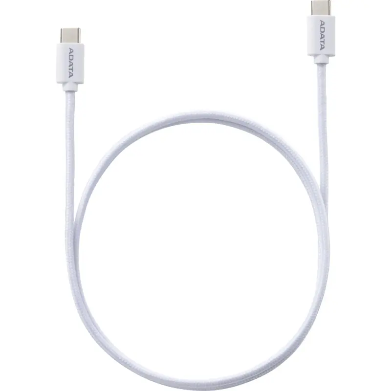 CABLE BLANCO  C TO C 2 METROS 100W SOPORTA CARGA RAPIDA  PD3.0 Y QC3.0
