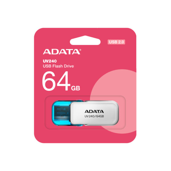 MEMORIA USB 2.0 UV240 COLOR BLANCO AZUL - Imagen 3