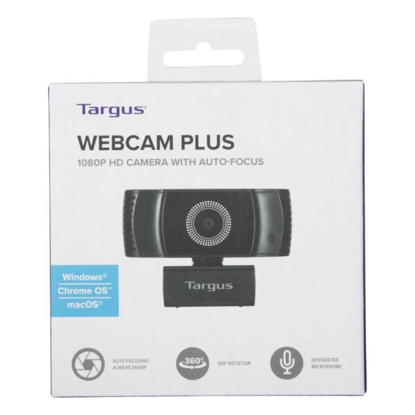Cámara web TARGUS 1080P con micrófono integrado - Imagen 4
