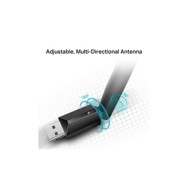 Adaptador USB Inalámbrico de Alta Ganancia Doble Banda AC600 - Imagen 3
