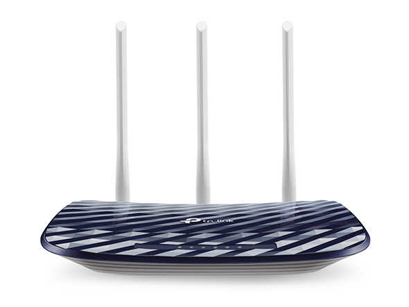 Router TPLINK Inalámbrico Doble Banda Ac750 Dual Band 3 Antenas Externas COLOR Gris Oscuro