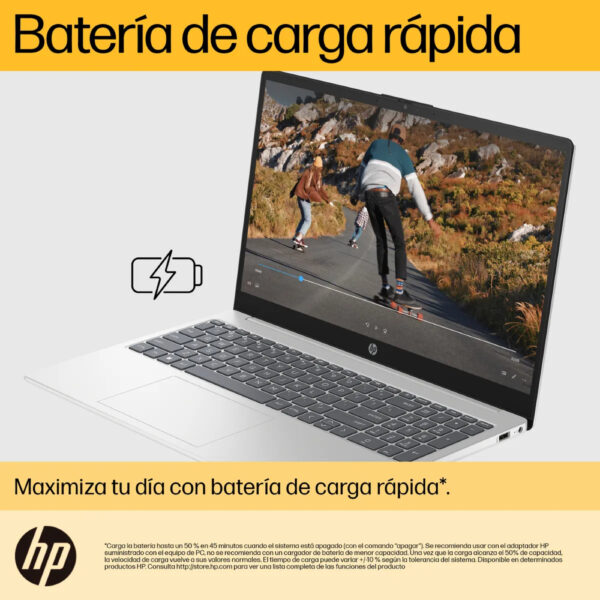 HP 15-fc0031la 15.6 FHD AMD Ryzen 7 7730U 16GB RAM 1TB SSD Windows 11 Home Plateado - Imagen 4