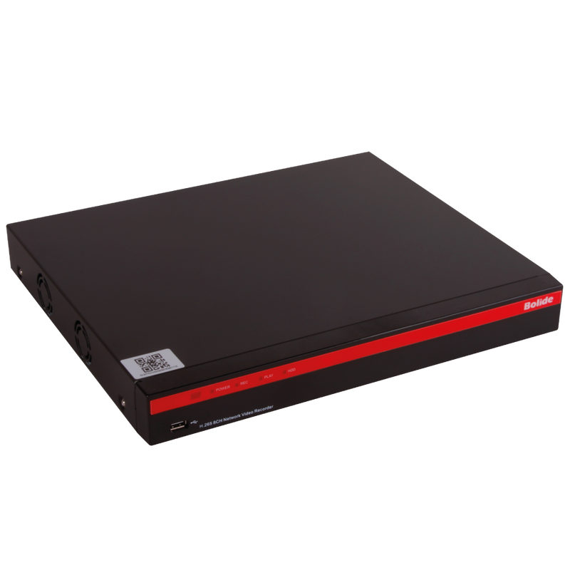 8-Channel 4K H265 NVR 8Port POE 100Mbps