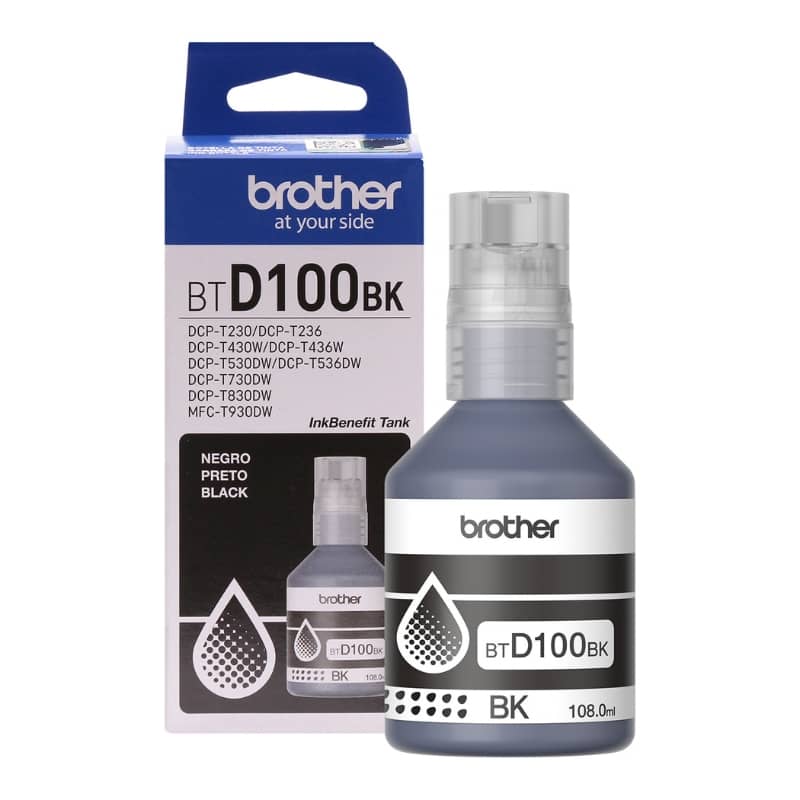 BOTELLA DE TINTA NEGRA BTD100BK