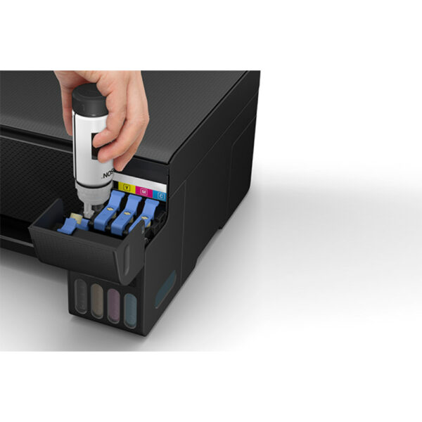 Impresora EPSON Multifuncional Color Ecotank L3210 COLOR Negro - Imagen 4
